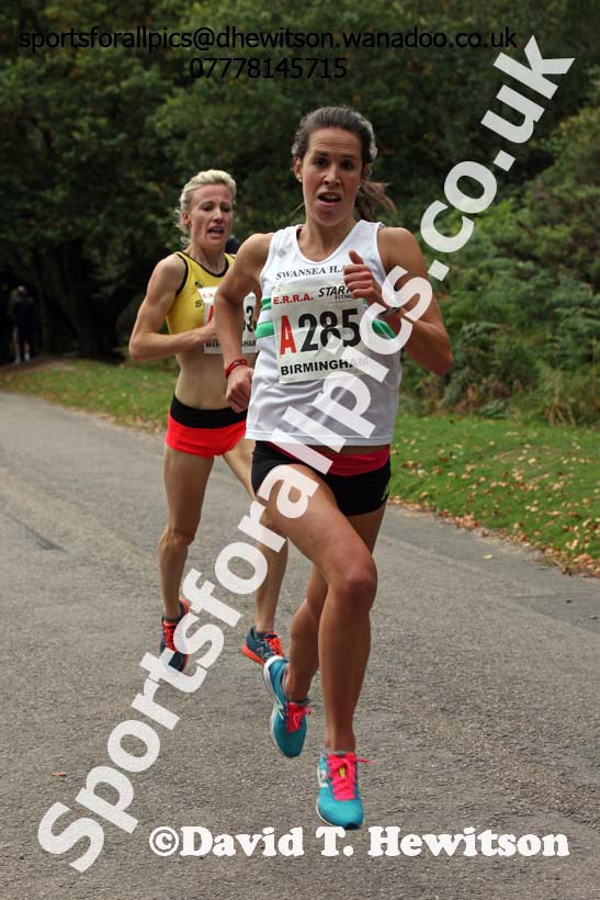 Senior womens 4 stage road relay, English National 6 and 4 Stage Road Relays, Sutton Park, Birmingham. Photo: David T. Hewitson/Sports for All Pics
